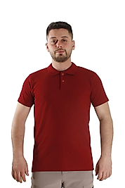 Bordo Polo Yaka Tişört