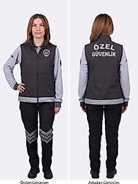 Yalın Üniforma Özel Güvenlik Softshell Yelek