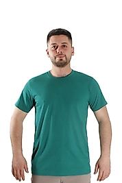 Yeşil Sıfır Yaka Tişört