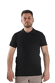 Siyah Polo Yaka Tişört